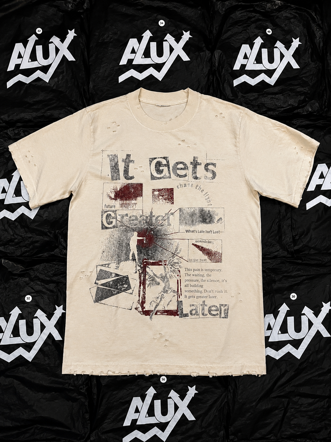Distressed “Trust the process” Tee