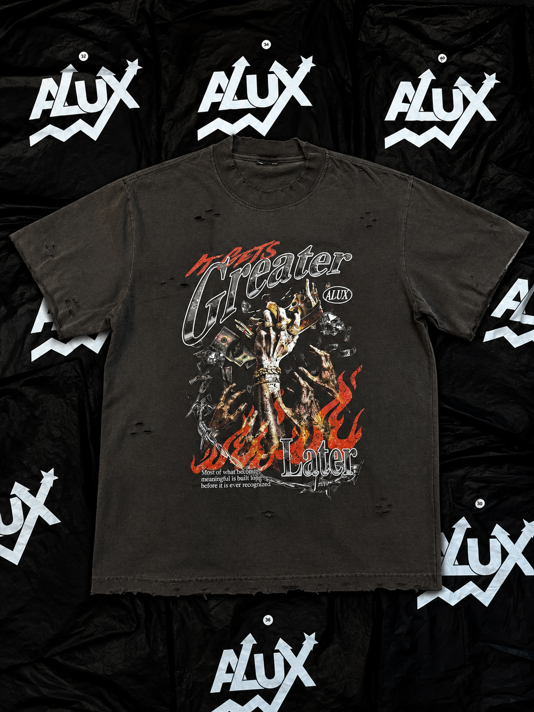 Distressed “Kings Reward” Tee